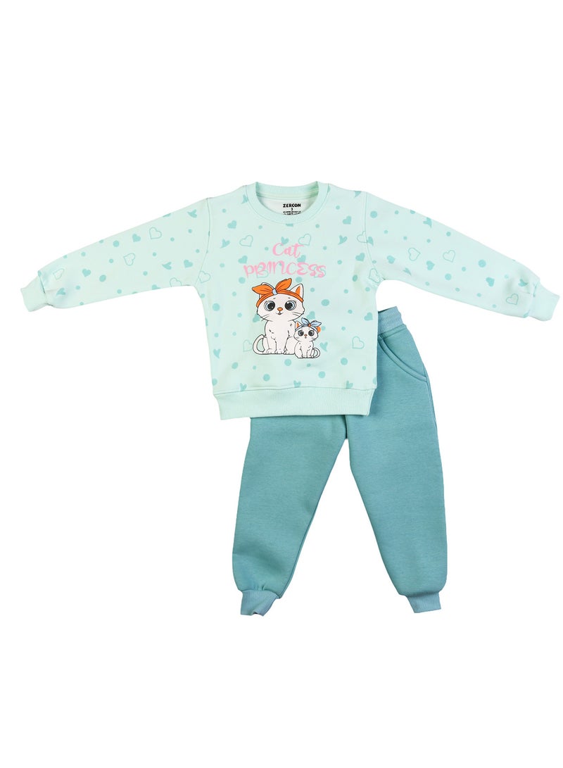 Zercon Winter Pajama Set for Girls  2242 - Image 1