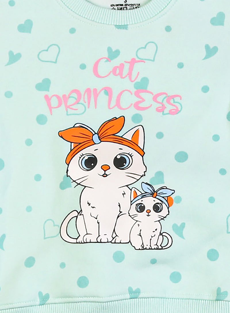 Zercon Winter Pajama Set for Girls  2242 - Image 2