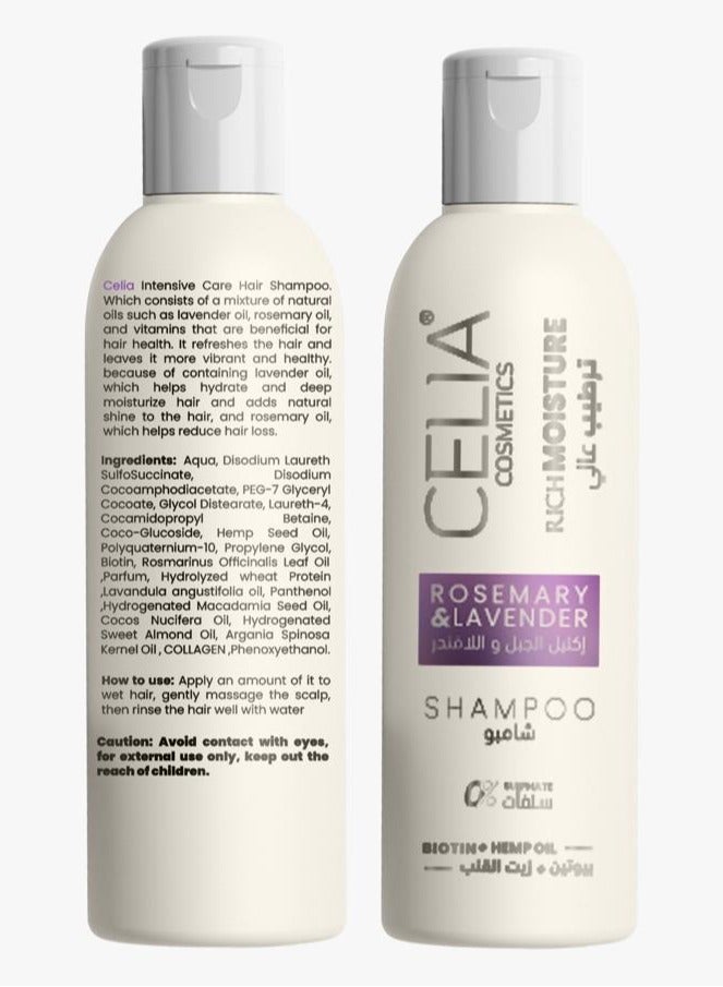CELIA Rosemary, Lavender Oil Shampoo - Image 3