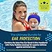 Ear Band-It سماعة أذن إيرفولوشن إير باند إت ألترا لسباحة رأس عائم مع دمى بتي السيليكون لسدادات الأذن مجموعة نظام مضاد للماء اخترعه طبيب معتمد لحماية الأذن من السباحين باللون الأزرق متوسط - Image 4