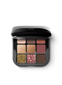 KIKO MILANO Glamour Multi Finish Eyeshadow Palette - 03 Burgundy Notes  - Image 1
