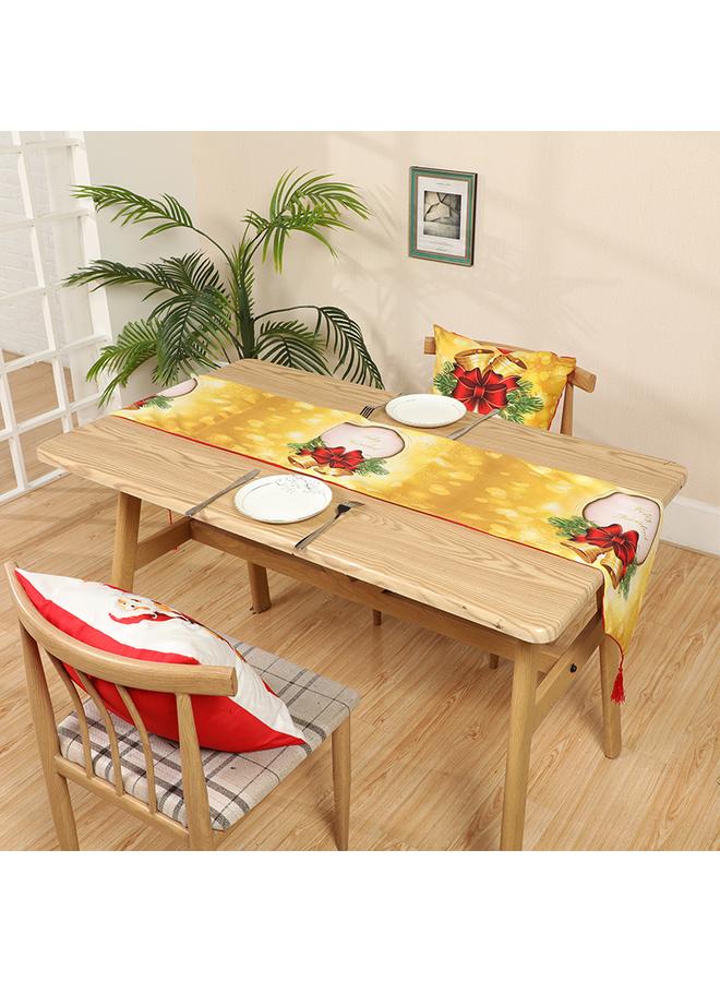 Bluejw European Style Christmas Style Table Runner Printed Coffee Table Tablecloth Dining Table Side Cabinet Cover Cloth Soft Fabric - Image 4