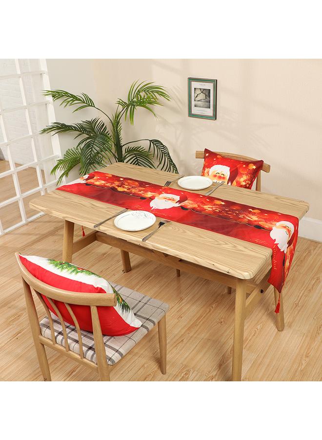 Bluejw European Style Christmas Style Table Runner Printed Coffee Table Tablecloth Dining Table Side Cabinet Cover Cloth Soft Fabric - Image 3