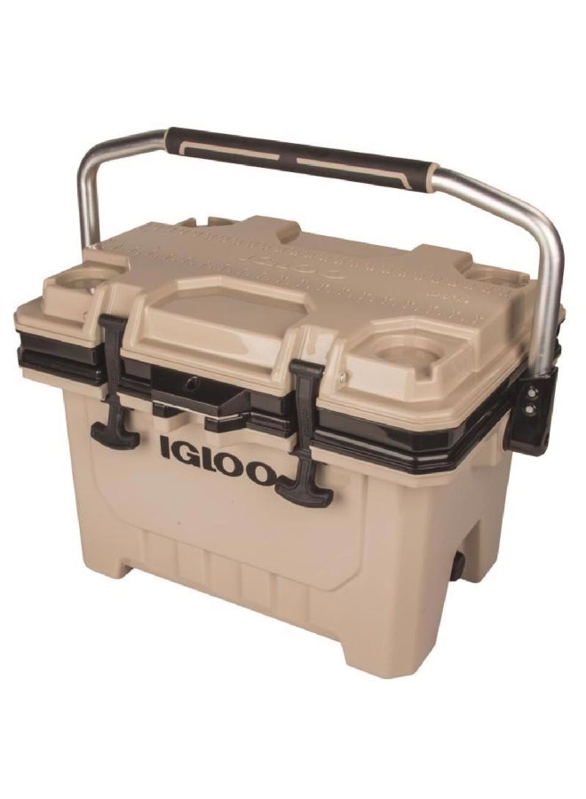 Igloo IMX Ultratherm Insulated Durable Polyurethane Ice Chest Sandstone and Black 22 L 50536 - Image 2