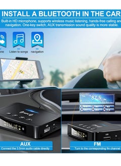 Y&D Bluetooth 5.0 Transmitter Receiver 3 in 1 Blue Tooth Adapter 3.5mm AUX RCA USB for W ireless Hi-Fi Stereo Audio Music Compatible with Home Car Sound System  - Image 2