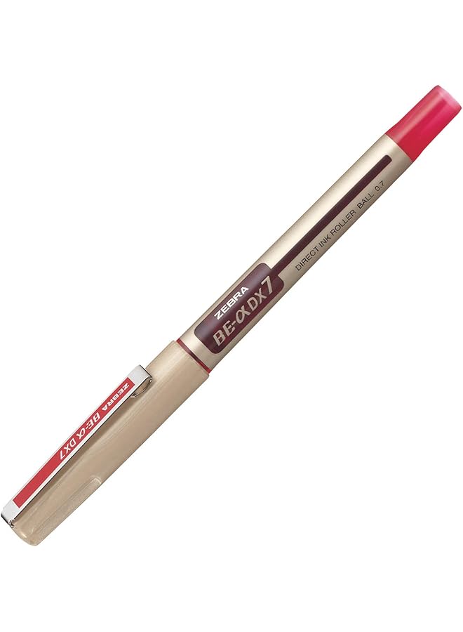ZEBRA Be Dx7 Liquid Ink 0.7 Mm Roller Ball Pen Red
