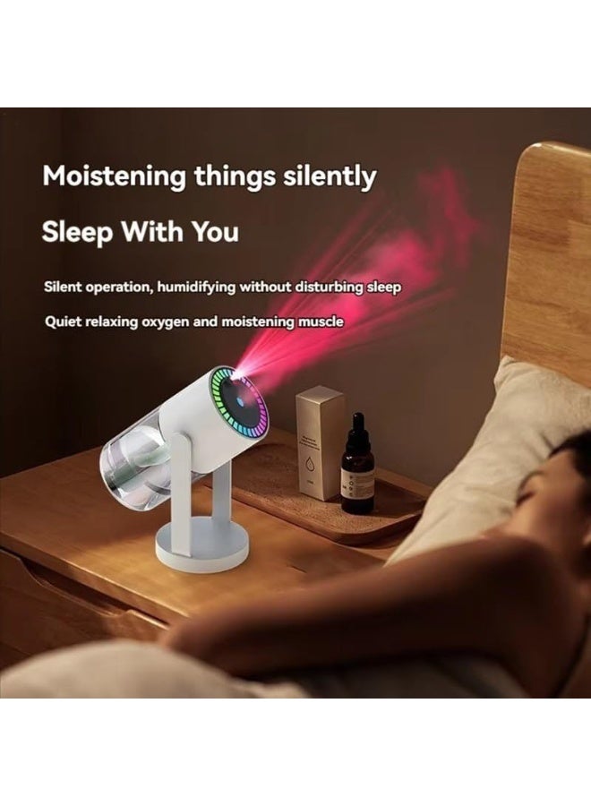 Starry Sky Top Portable Air Humidifier 280ml Capacity with Projection Light and Continuous/Intermittent Spray - Model XY-085 for Car, Office, and Bedroom - Image 3