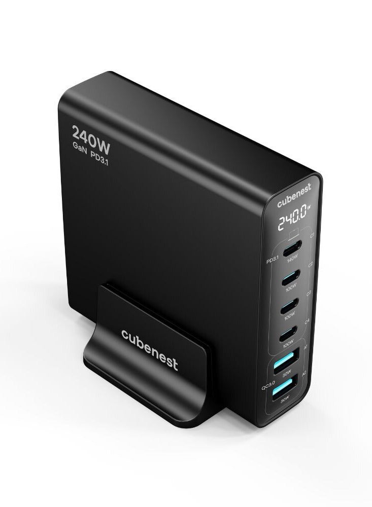 كيوب نيست Cubenest PD GaN Adapter 240W S6D0 - Image 1