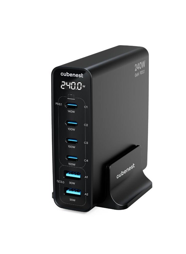 كيوب نيست Cubenest PD GaN Adapter 240W S6D0 - Image 2
