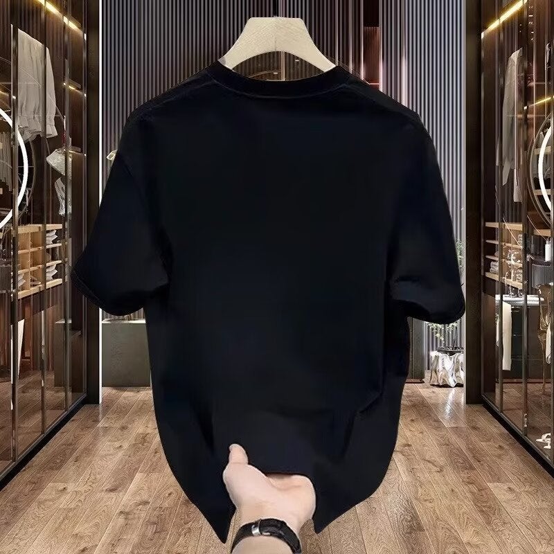 Overseas Orders End Goods ~ Cut Label Withdrawal China Fashion Simple Pure Cotton Men'S And Women'S Short-Sleeved T-Shirts - Image 5