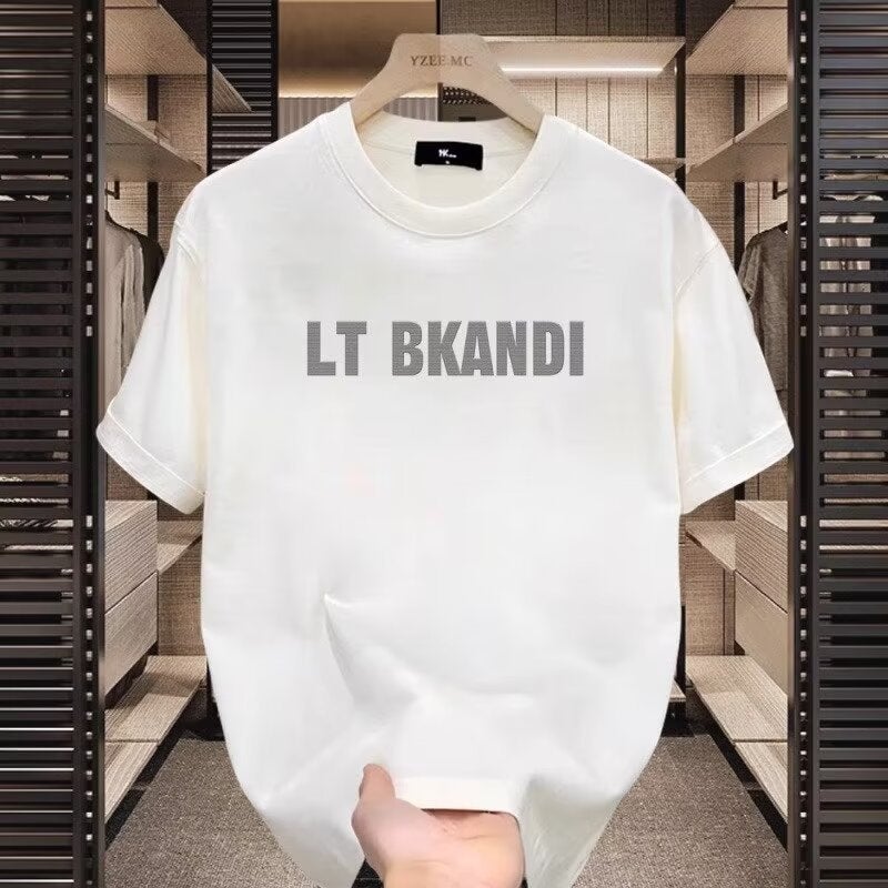 Overseas Orders End Goods ~ Cut Label Withdrawal China Fashion Simple Pure Cotton Men'S And Women'S Short-Sleeved T-Shirts - Image 3