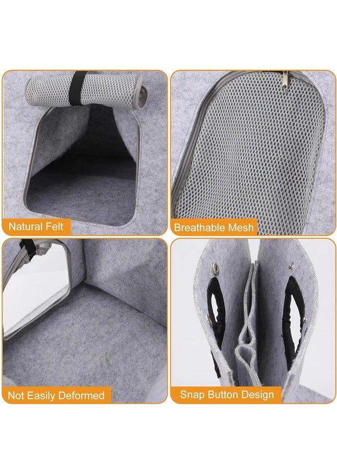 Generic Cat Bed for Indoor Cats,Foldable cat cave,Cats Carry Bag,Small Dog Purse Carrier, Portable Puppy Cat Travel Handbag Tote, Ventilated Dog Carrying Bag for Puppy Cat, Dog Travel Supplies Bag  - Image 4
