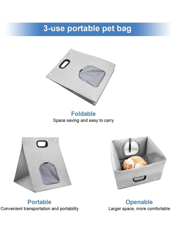 Generic Cat Bed for Indoor Cats,Foldable cat cave,Cats Carry Bag,Small Dog Purse Carrier, Portable Puppy Cat Travel Handbag Tote, Ventilated Dog Carrying Bag for Puppy Cat, Dog Travel Supplies Bag  - Image 5