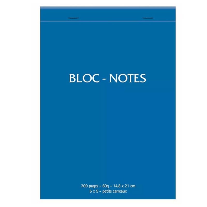 Osho Pin Notepad 100 Sheets Squared A5 Multicolor