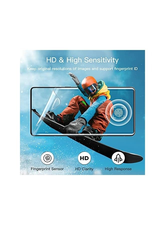 Jetech Screen Protector for Google Pixel 7 Pro with Camera Lens Protector, Flexible TPU Film, Fingerprint ID Compatible, HD Clear, Easy Install, 2-Pack Each - Image 4