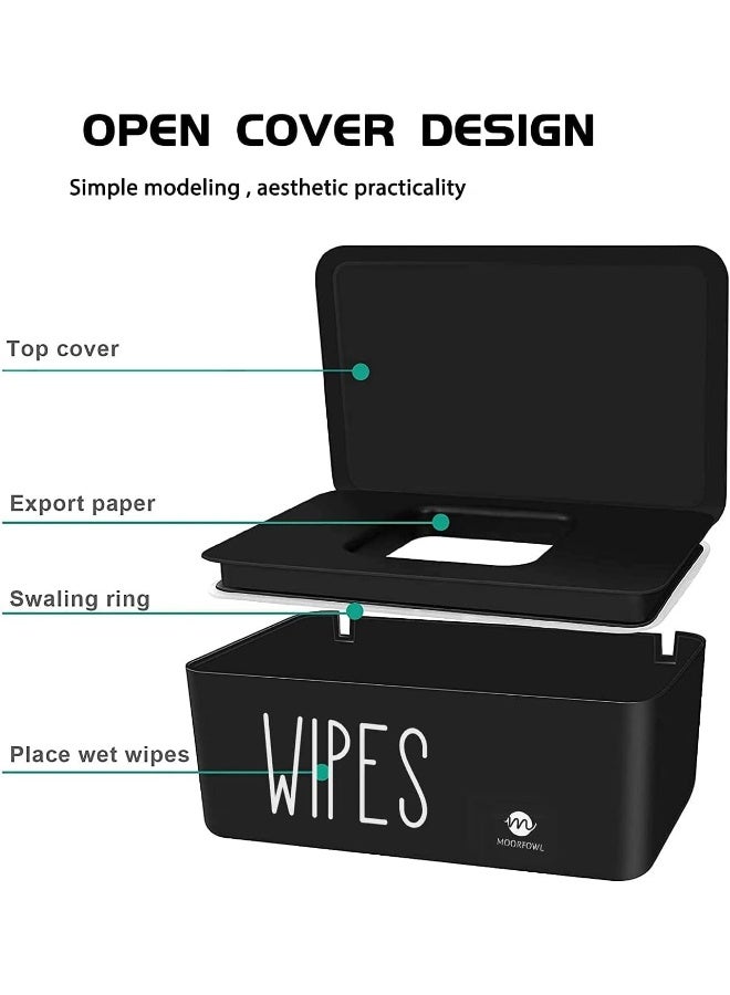 Moorfowl Moorfowl Baby Wipes Dispenser for Bathroom, Upgrade Design - Image 3