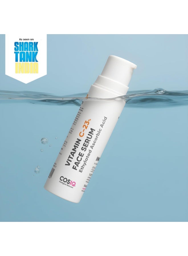 "كوز آي كيو" سيروم كوز-آي كيو ٢٣٪ فيتامين سي للوجه لبشرة متألقة، ٣٠ مل | تقنية جزيئية متطورة للعناية بالبشرة | تركيبة فائقة الثبات، غير مُهيّج، غير لزج | تركيبة مُشرقة ومرطبة للرجال والنساء - Image 2