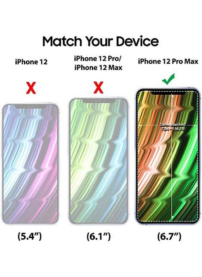 erorex - Dome Glass Screen Protector For Iphone 12 Pro Max (6.7"), Full Tempered Glass Shield With Liquid Dispersion Tech Easy To Install Kit Smart Phone Screen Guard One Pack - Image 1