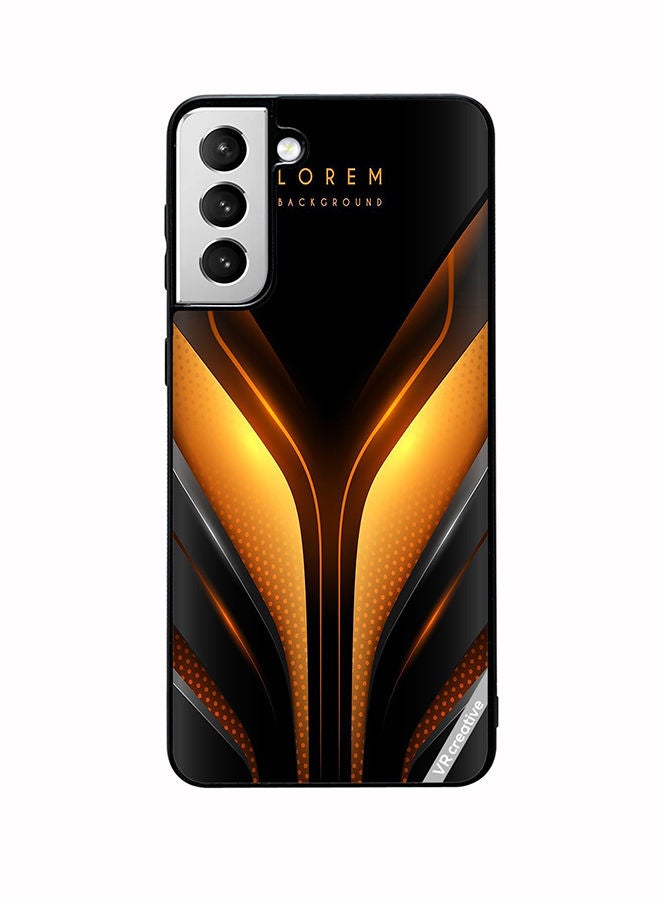 VR CREATIVE Protective Case Cover For Samsung Galaxy S22 Plus 5G Lorem Background Design Multicolour - Image 1