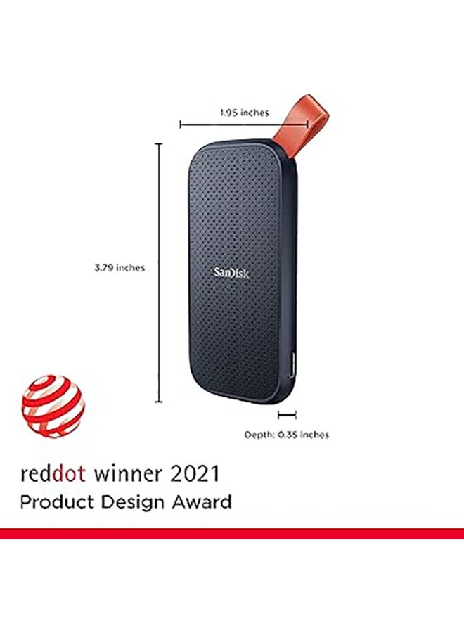 sandisk 1TB Portable SSD USB 3.2 Gen 2, 800MB/s Sequential Read Speed, USB-C, 2m Drop Protection, Compact and Durable Storage for Laptops and Desktops | SDSSDE30-1T00-G26 - Image 2