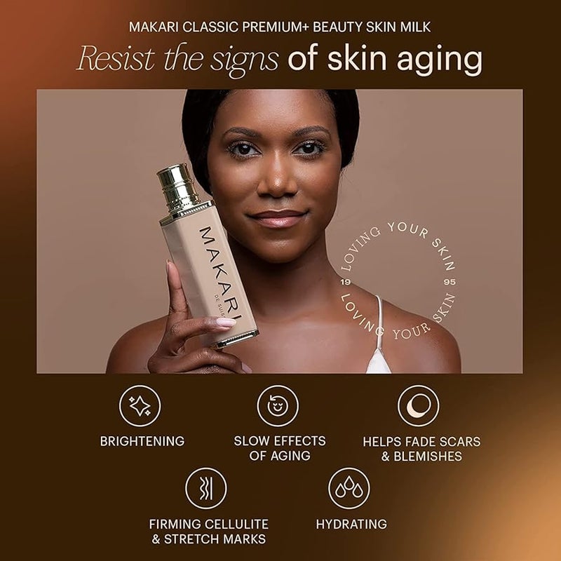 MAKARI Premium Body Brightening Beauty Milk 457 fl oz  AntiAging Body Lotion  Softens and Smoothens Skin  Helps Diminish Discolorations and Dark Marks  Enhances Luminosity and Vibrance - Image 3
