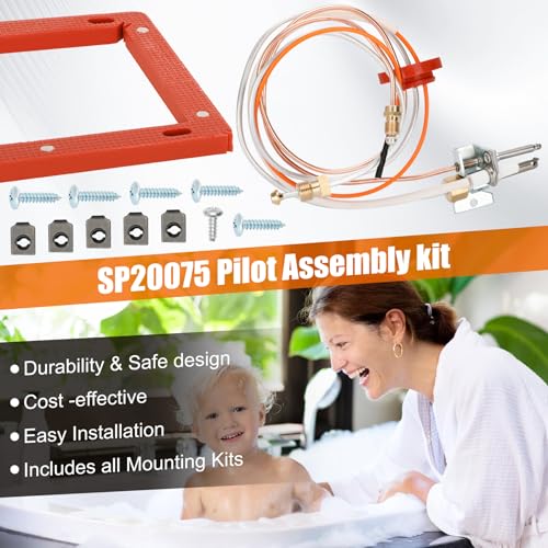 Pontuss Upgraded SP20075 Pilot and Igniter Assembly Compatible with Rheem Water Heater Pilot Assembly, PROTECH, GE, Richmond Water Heater Pilot Assembly,Water Heater Pilot Assembly for Natural Gas - Image 2
