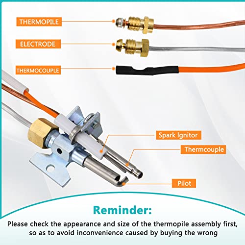 Pontuss Upgraded SP20075 Pilot and Igniter Assembly Compatible with Rheem Water Heater Pilot Assembly, PROTECH, GE, Richmond Water Heater Pilot Assembly,Water Heater Pilot Assembly for Natural Gas - Image 5