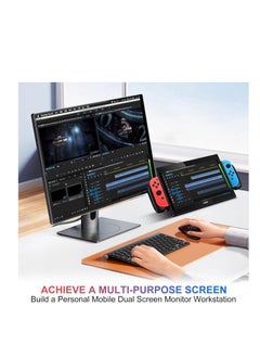 G-STORY G-STORY 10.1‘’ Portable Monitor for Switch, 1080P Portable Gaming Monitor IPS Screen  - Image 5