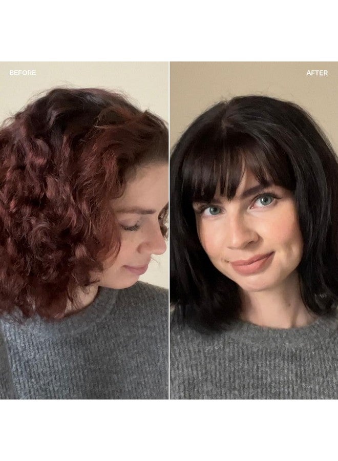 oVertone Haircare Color Depositing Conditioner - 8 oz Semi Permanent Hair Color with Shea Butter & Coconut Oil - Temporary Hair Color Dye - Vegan, Cruelty-Free - Espresso Brown. - Image 3
