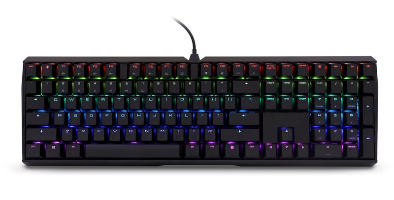 Cherry MX 3.0S, Wired Mechanical Gaming Keyboard, Robust Aluminum Housing, RGB-Lighting, Full Key Rollover, Anti Ghosting, MX2A Silent RED Switches, Black - Image 4