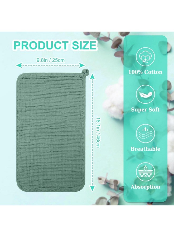 accmor أكمور 6 عبوات من قماش المصلين لامتصاص الفم 100% قطن 20''x10'' كبيرة ناعمة جدًا وامتصاصها ممتاز لملابس الأطفال للذكور والإناث - Image 3
