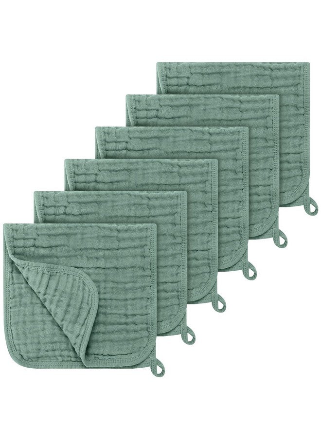 accmor أكمور 6 عبوات من قماش المصلين لامتصاص الفم 100% قطن 20''x10'' كبيرة ناعمة جدًا وامتصاصها ممتاز لملابس الأطفال للذكور والإناث - Image 1