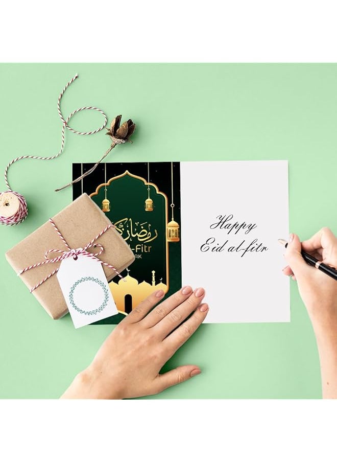 erorex - Special Season Cards With Envelopes And Stickers 24 Pack Assorted Blank Eid Mubarak Notes Box Set Muslim Holiday Cards Eid Mubarak Holiday Party Invitation 6X4In Blank Cards - Image 1
