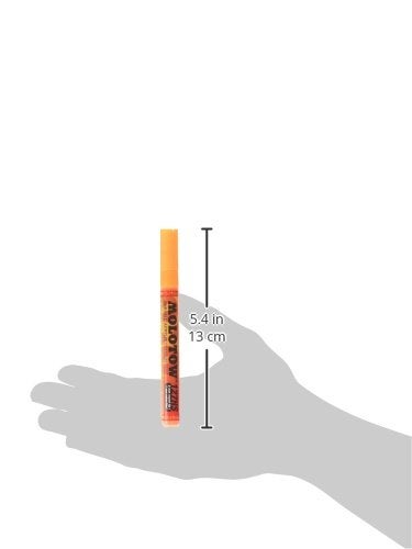 MOLOTOW ONE4ALL Acrylic Paint Marker, 2mm, Neon Orange Fluorescent, 1 Each (127.230) - Image 3