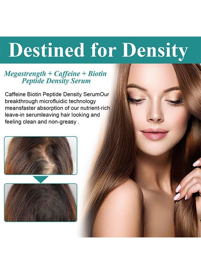 إيلهو مخصص للكثافة - سيروم نمو الشعر ، زيت إعادة نمو الشعر البيوتين يمنع تساقط الشعر ويساعد الشعر على علاج الشعر بشكل أكثر كثافة وقوة وأطول للرجال والنساء 45 مل - Image 3