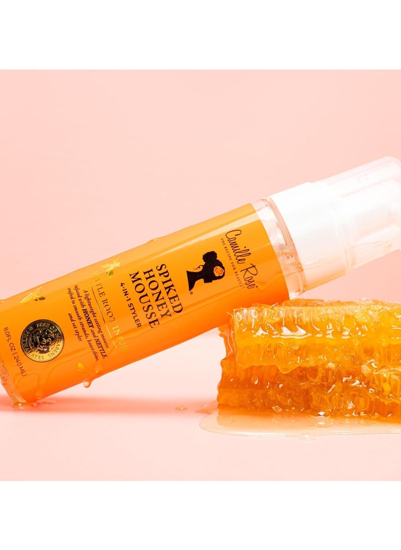 Camille Rose Naturals - Camille Rose 4-in-1 Hair Styler with Spiced Honey to define curls and hold styles in place while nourishing and adding shine | With honey and nettle, foam 240 ml - Image 1