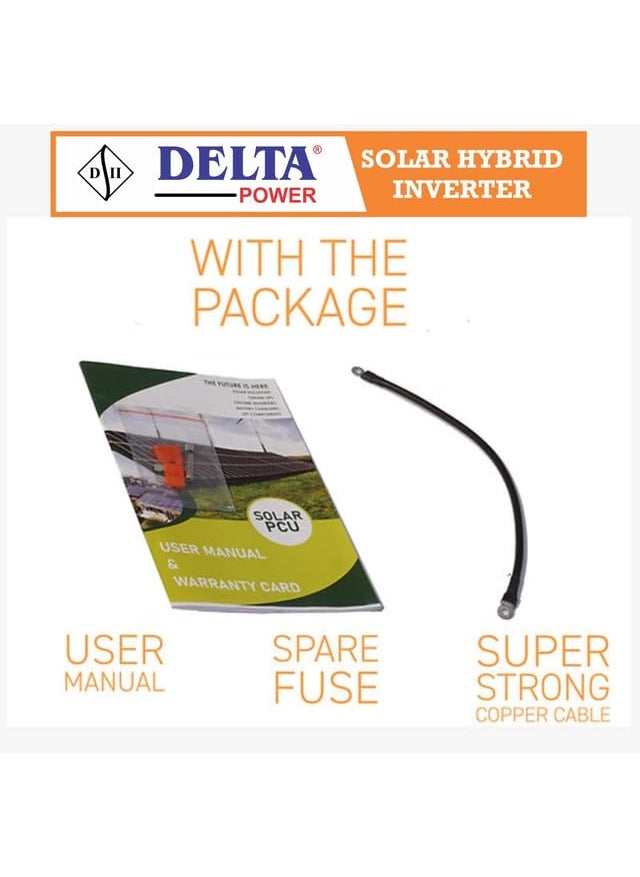 DELTA POWER DELTA POWER 2500VA 60A Heavy Duty Solar Inverter Fully Automatic PCU Solar Non Solar Supports Lithium Battery Highly CONFIGURABLE with inbuilt stabilizer Pure Sine Wave Inverter  - Image 4