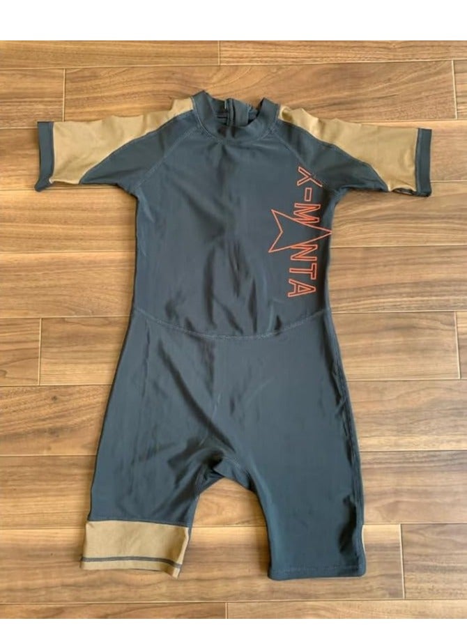 Children's Waterproof One-Piece Swimsuit 10-12 Years