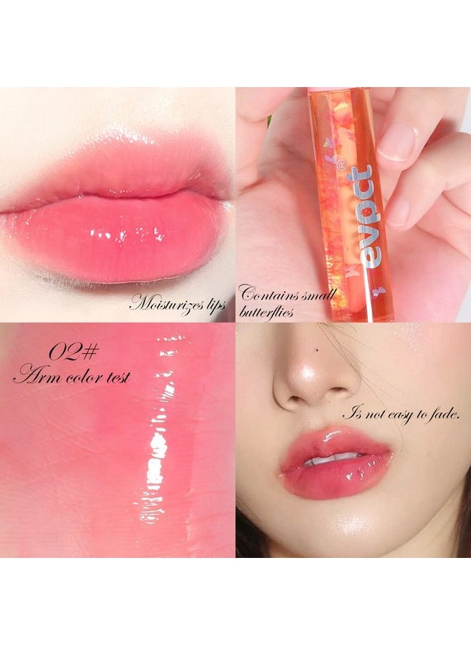 BINGBRUSH 3 Pcs Color Changing Lip Gloss Lipstick Pink Magic Mood Lip Oil Tintedtemperature Color Change Lip Stain Lip Balm Longlasting Lips Will Not Dry Out  - Image 3