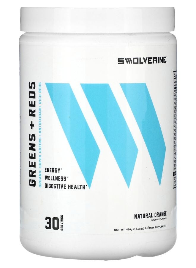 Swolverine Greens + Reds Natural Orange 16.08 oz (456 g) - Image 1