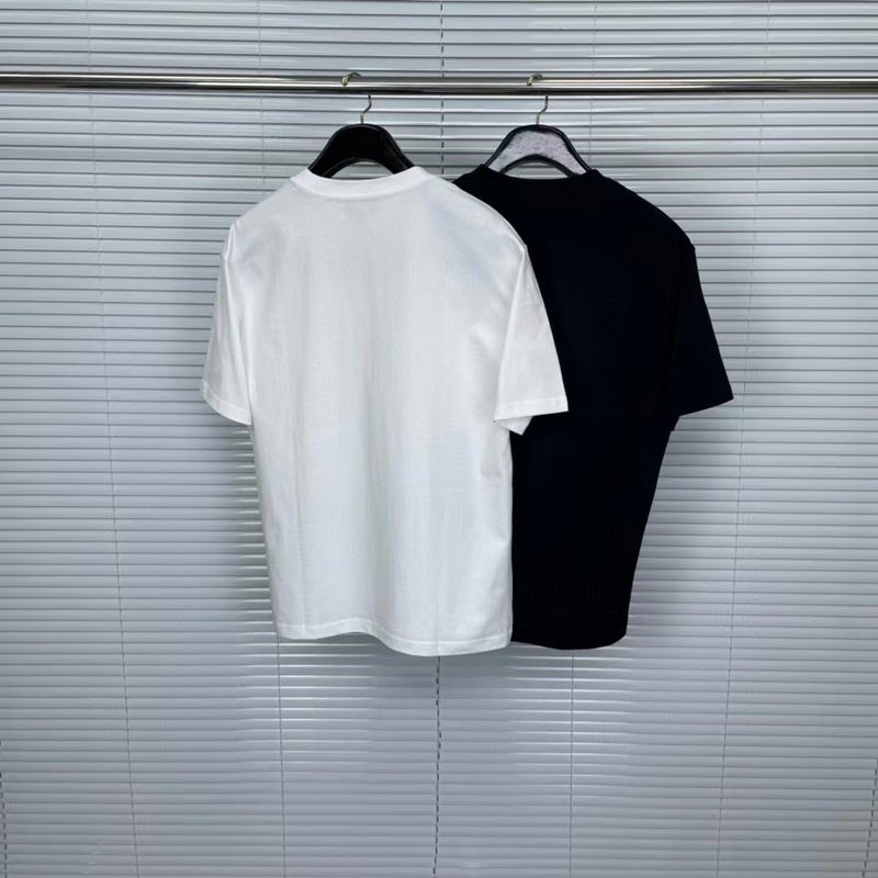 Tb Tom Pure Color Puppy Print Round Neck Short-Sleeved Casual, Comfortable And Versatile T-Shirt - Image 3