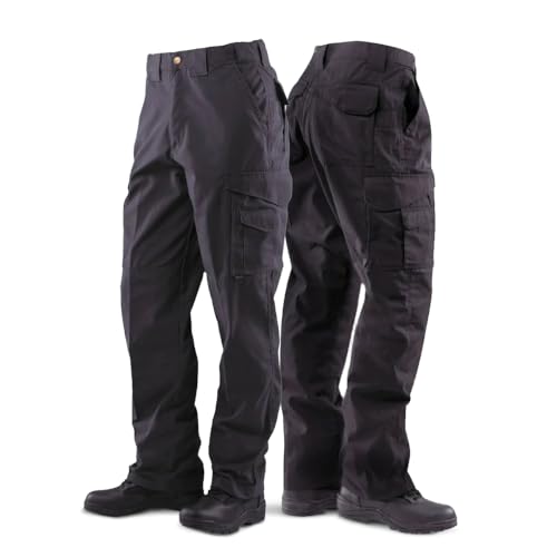 Tru-Spec 24-7 Original Tactical Pants for Men - Durable, Water-Resistant Cargo Work Pants with Concealed Carry and Knee Pad Openings, Black - 44W x 32L - Image 1