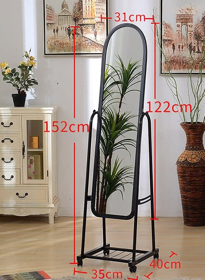 مرايا واقفة لأرضية الزينة بإطار معدني، مرايا طويلة - Image 3