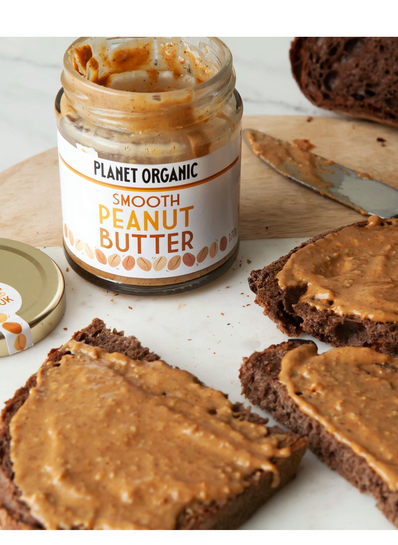 Planet Organic - Smooth Peanut Butter 170g - Image 1