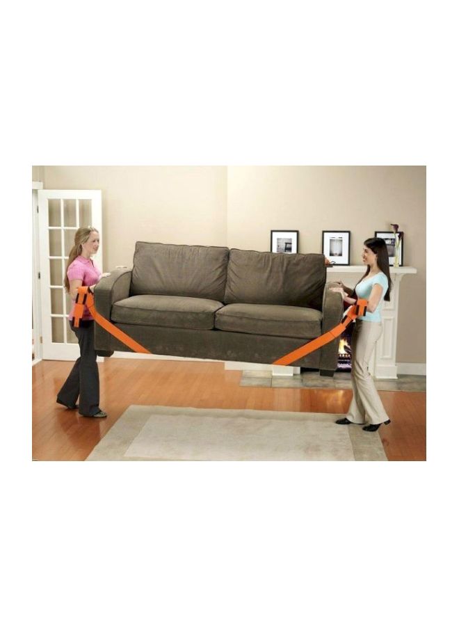 NIBEMINENT Moving And Lifting Strap Orange/Black - Image 2