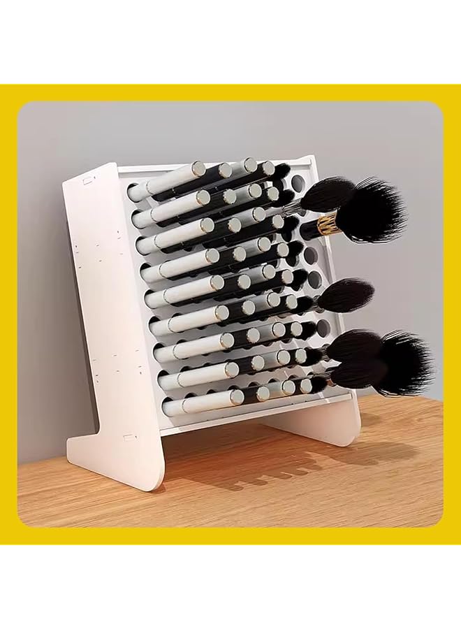 إيروريكس حامل أقلام للمكتب، حامل أقلام به 81 فتحة، منظم أقلام، منظم أقلام تلوين للأطفال، حامل أقلام تحديد، منظم أدوات فنية للمكتب، منظم مكتب للأطفال للمكتب والمنزل والمدرسة - Image 5