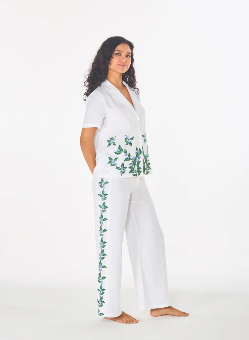 أشيتا فرنانديز Wide-Leg Ankle-Length Trousers