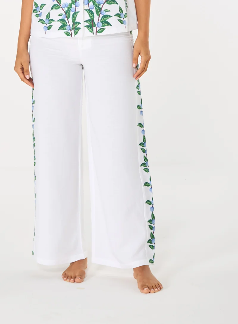 أشيتا فرنانديز Wide-Leg Ankle-Length Trousers