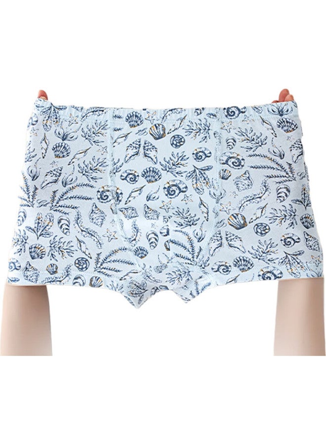 GB Children'S Pure Cotton Underwear Mother And Baby Class A 7A Antibacterial Mite-Proof Boxer Briefs Boys Underwear Summer Thin 3-Pack - Image 2