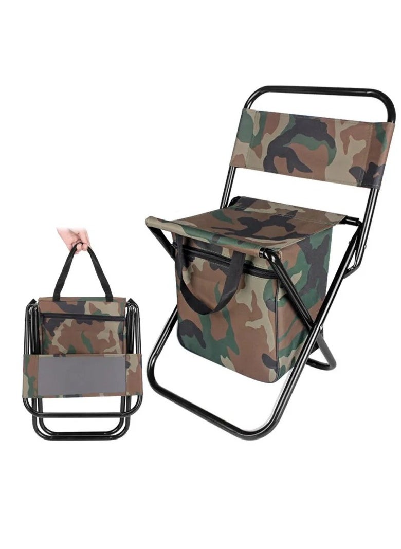 Generic Camping Chairs Heavy Duty Folding Chair for Outdoor Use Lightweight Backrest Fishing Picnic Chair  - Image 2